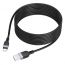 Кабель USB - Lightning HOCO X109, 2,4A (черный) 3м силиконовый