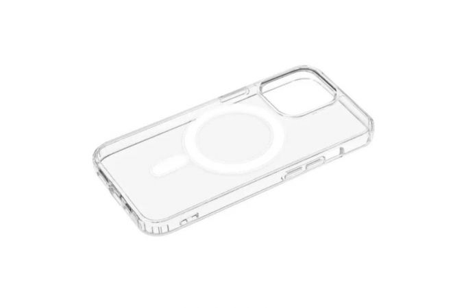 Чехол для iPhone 14 Plus (6.7) с силиконовым бампером MagSafe (прозрачный)