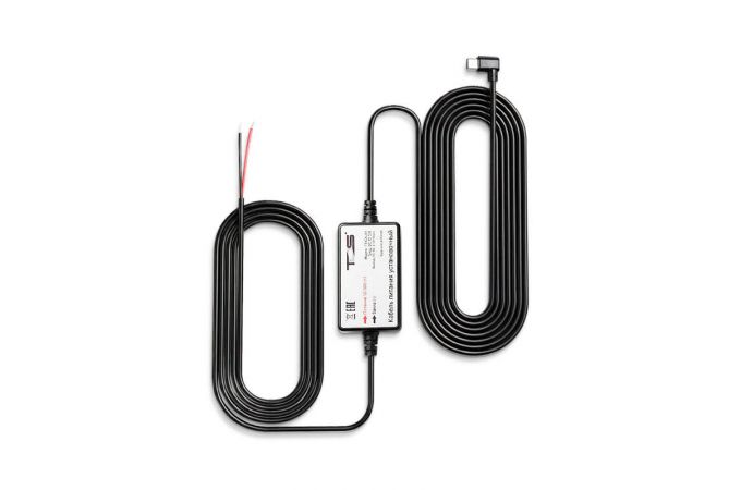 Кабель питания установочный для авто TDS TS-CAU64 2.5м (12-24В, Type-C, 2500mA)