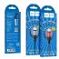 Кабель USB - Lightning HOCO X38, 2,4A (красный) 1м (в оплетке)