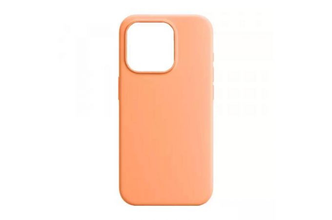 Чехол для iPhone 14 (6,1) Silicone Case Soft Touch (оранжевый)