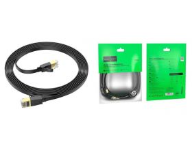 Кабель интернет LAN патч корд RJ-45 CAT6 Hoco US07 Gigabit плоский 3 метра