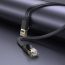 Кабель интернет LAN патч корд RJ-45 CAT6 Hoco US07 Gigabit плоский 3 метра