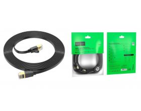 Кабель интернет LAN патч корд RJ-45 CAT6 Hoco US07 Gigabit плоский 5 метров