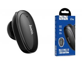 Bluetooth гарнитура HOCO E46  (ABSOLUT) (черный) поврежденная упаковка