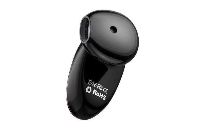 Bluetooth гарнитура HOCO E46  (ABSOLUT) (черный) поврежденная упаковка