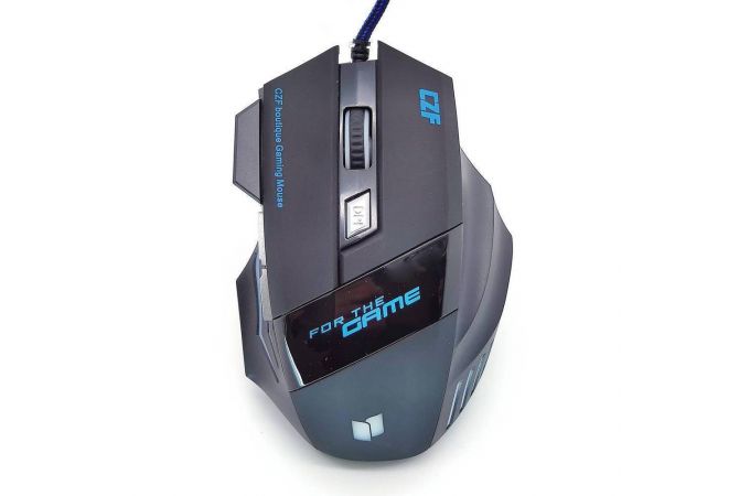 Мышь проводная оптическая Орбита OT-PCM52 (USB, 2400 dpi, 6 кнопок) (черный)