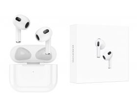 Наушники вакуумные беспроводные BOROFONE BW81 True wireless stereo headset (белый)