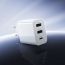 Сетевое зарядное устройство 2USB + USB-C BOROFONE BA105A Stellar three-port charger (белый)