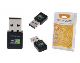 Wi-Fi адаптер 600Mb/s 2-х канальный (2,4GHz, 5GHz) Орбита OT-PCK28 (OT-WD403)