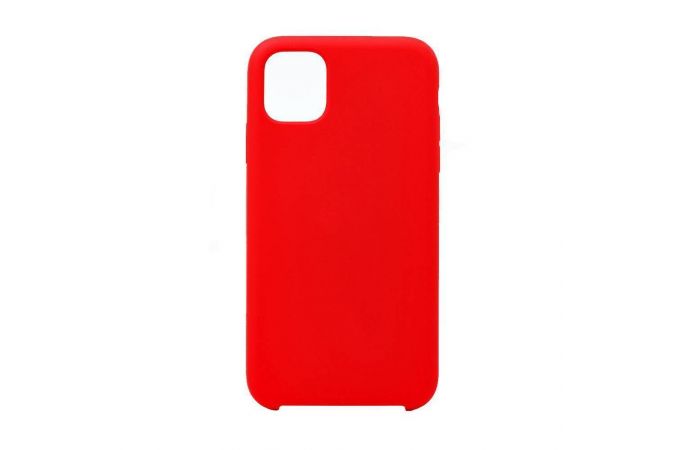 Чехол для iPhone 11 Pro (5.8) Silicone Case Soft Touch открытый низ (ярко-красный) 14