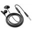 Наушники вакуумные проводные HOCO M89 Comfortable earphones with with microphone (черный)