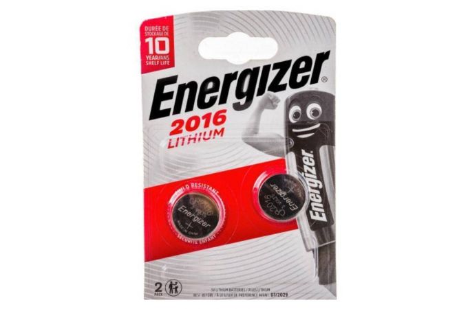 Батарейка литиевая Energizer Lithium CR2016 BL2 блистер цена за 2 шт