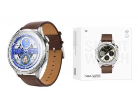 Смарт часы HOCO Y21 AMOLED Smart sports watch (серебристый)