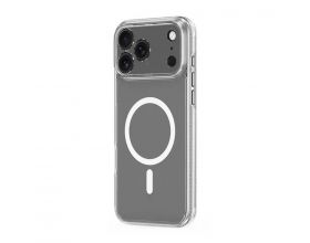 Чехол для iPhone 17 Pro Max (6,9) пластиковый Clear Case MagSafe (полностью прозрачный) в упаковке