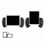 Геймпад для телефона игровой IPEGA PG-9083A Bluetooth (серый хаки)