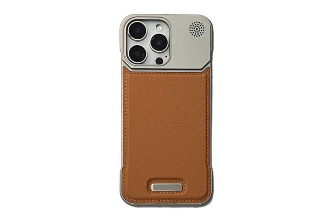 Чехол для iPhone 15 Pro Max NY-88 Phantomnairing case Magsafe (Cеребряный)