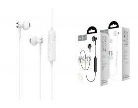 Наушники вакуумные беспроводные HOCO ES21 Wonderful sports wireless headset Bluetooth (белый)