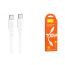 Кабель USB Type-C - USB Type-C HOCO X96 PD100W (белый) 1м