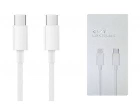 Кабель USB Type-C - USB Type-C Xiaomi (белый) 1м 6 ампер (cop.)