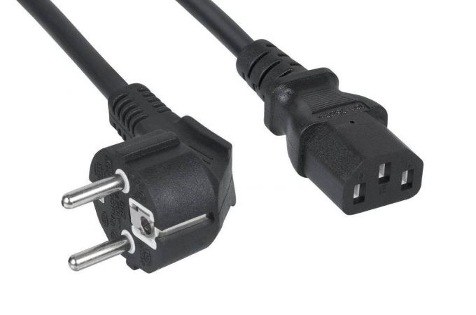 Кабель питания сетевой C13 до 2500W для системных блоков и техники 1.5м