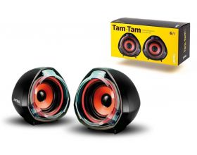 Акустическая система 2.0 Perfeo "TAM-TAM", мощность 2х3 Вт (RMS), USB (черный)