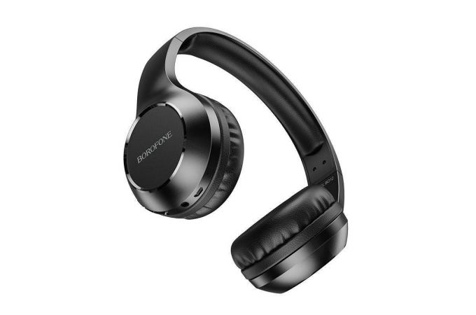 Наушники мониторные беспроводные BOROFONE BO12 Power BT wireless headset Bluetooth (черный)