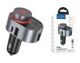 FM-Модулятор HOCO E72 Alegria PD30W  car BT FM transmitter