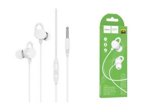 Наушники вакуумные проводные HOCO M103 Rhyme universal with microphone (белый)