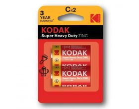Батарейка солевая KODAK R14/2BL Super Heavy Duty цена за блистер 2 шт