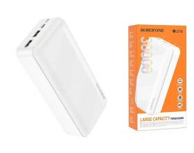 Универсальный дополнительный аккумулятор Power Bank BOROFONE BJ27B Pindar (30000 mAh) (белый)