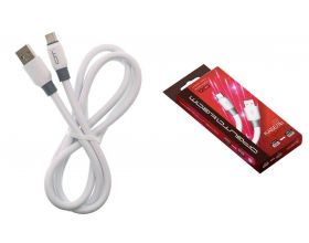 Кабель USB - USB Type-C Орбита OT-SMT31 USB 6А 1.2м (белый)