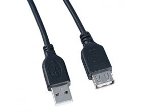 Кабель USB 2.0 удлинитель (штекер-гнездо) PERFEO USB2.0 A вилка - А розетка, длина 3 м. (U4504)