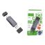 Картридер HOCO HB45 Spirit 2-in-1 USB/Type-C 2.0  серый
