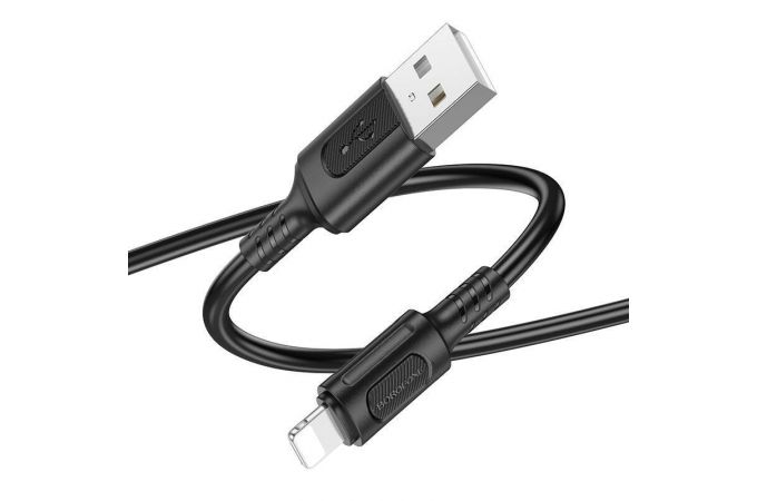 Кабель USB - Lightning BOROFONE BX111, 2,4A (черный) 1м