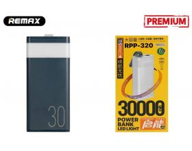Универсальный дополнительный аккумулятор REMAX RPP-320 30 000 mAh (черный)