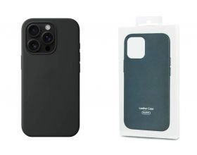 Чехол для iPhone 16 Pro (6,3) Silicone Case Soft Touch MagSafe Black (черный) (черный)