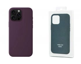 Чехол для iPhone 16 Pro (6,3) Silicone Case Soft Touch MagSafe Plum (сливовый)