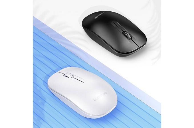 Мышь беспроводная BOROFONE BG14 Planet  business wireless mouse (USB, 2.4ГГц ) (белый)
