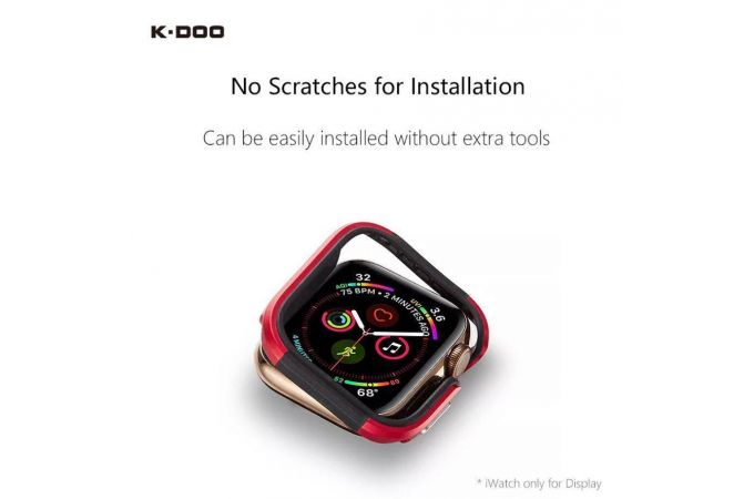 Защитная накладка для Apple Watch 44 мм K-DOO DEFENDER (синий)