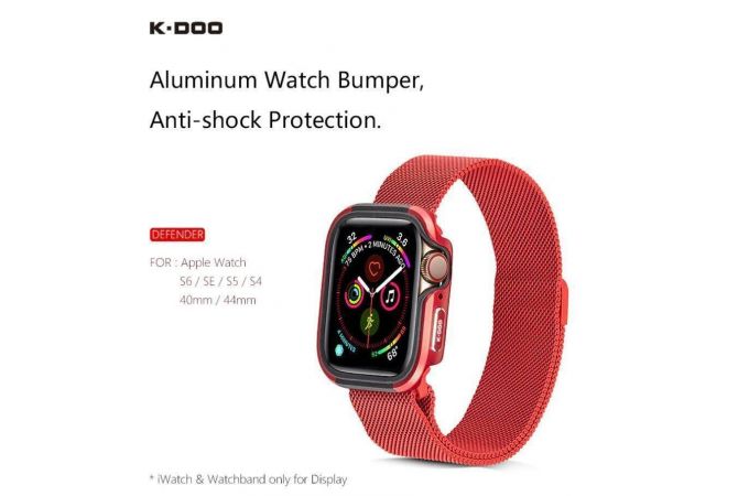 Защитная накладка для Apple Watch 44 мм K-DOO DEFENDER (синий)