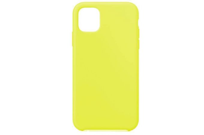 Чехол для iPhone 11 (6.1) Silicone Case Soft Touch (лимон)