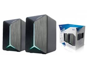 Акустическая система 2.0 SmartBuy BLADE SBA-4215 6Вт, RGB-подсветка, USB (черный)