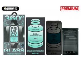 Защитное стекло Remax Medicine Glass WB-36  for  iPhone 16 / 15 (6.1) (360 анти-шпион)