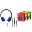 Наушники мониторные проводные BOROFONE BO5 Star sound wired headphones (синий)
