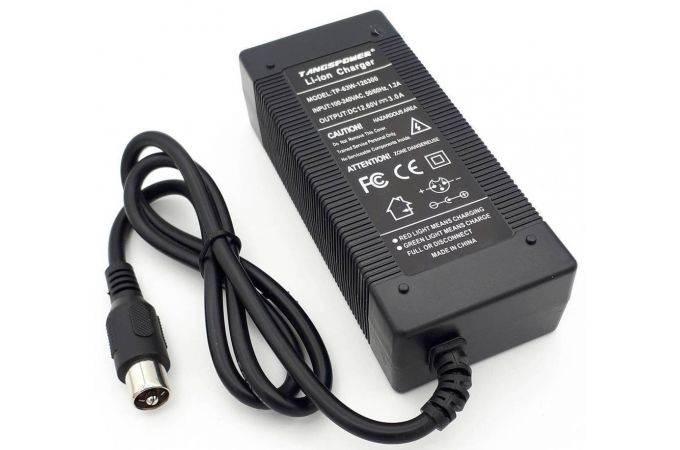 Адаптер питания для электросамокатов для Li-Ion батарей (12.60V 3.0A RCA)