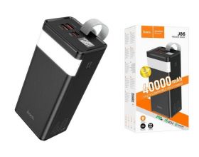Универсальный дополнительный аккумулятор Power Bank HOCO J86 22.5W (40000 mAh) (черный)
