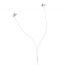 Наушники вакуумные проводные HOCO M70 Graceful universal earphones (белый)