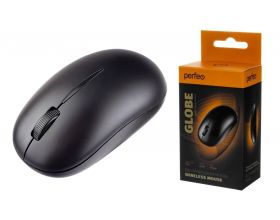 Мышь беспроводная Perfeo "GLOBE", 3 кн, DPI 1000, USB, PF_A4783 (черный)
