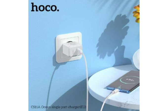 Сетевое зарядное устройство USB HOCO CS11A  2100 mAh (черный)
